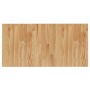 Encimera de baño marrón claro madera maciza tratada 80x40x1,5cm