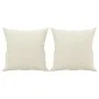 3-seater sofa with cream velvet cushions 180 cm by , Sofas - Ref: Foro24-3200963, Price: 334,37 €, Discount: %