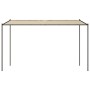 Steel gazebo and beige fabric 4x4 m 180 g/m² by , Tents and gazebos - Ref: Foro24-362466, Price: 219,57 €, Discount: %