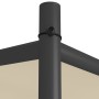 Steel gazebo and beige fabric 4x4 m 180 g/m² by , Tents and gazebos - Ref: Foro24-362466, Price: 219,57 €, Discount: %