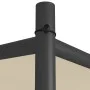 Steel gazebo and beige fabric 4x4 m 180 g/m² by , Tents and gazebos - Ref: Foro24-362466, Price: 210,54 €, Discount: %