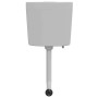 Cisterna de inodoro con entrada de agua inferior gris 3/6 L