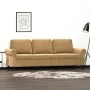 Sofá de 3 plazas terciopelo marrón 180 cm by , Sofas - Ref: Foro24-359546, Price: 347,31 €, Discount: %