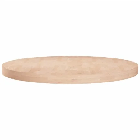 Runde Tischplatte unbehandeltes Eichenholz Ø80x4 cm von , Tischplatten - Ref: Foro24-342912, Preis: 165,52 €, Rabatt: %