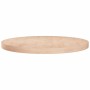 Runde Tischplatte unbehandeltes Eichenholz Ø80x4 cm von , Tischplatten - Ref: Foro24-342912, Preis: 152,46 €, Rabatt: %