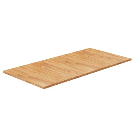 Badezimmerarbeitsplatte aus Massivholz hellbraun behandelt 100x50x1,5 cm von , Arbeitsplatten - Ref: Foro24-343011, Preis: 59...