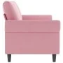 3-seater pink velvet sofa 180 cm by , Sofas - Ref: Foro24-359542, Price: 344,04 €, Discount: %