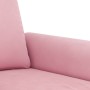 3-Sitzer-Sofa aus rosafarbenem Samt, 180 cm von , Sofas - Ref: Foro24-359542, Preis: 350,22 €, Rabatt: %