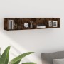 CD-Wandregal aus geräuchertem Eichenholz, 100 x 18 x 18 cm von , Regale und Regale - Ref: Foro24-826617, Preis: 31,88 €, Raba...