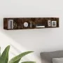 Estante de pared para CD madera color roble ahumado 100x18x18cm de , Estantes y estanterías - Ref: Foro24-826617, Precio: 31,...