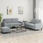 3-piece sofa set light gray fabric by , Sofas - Ref: Foro24-3201890, Price: 559,89 €, Discount: %