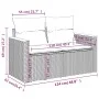 Gartensofa-Set mit beigem Kissenmix, 4-teilig aus PE-Rattan von , Gartensets - Ref: Foro24-3225772, Preis: 244,98 €, Rabatt: %