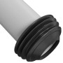 Cisterna de inodoro con entrada de agua inferior gris 3/6 L