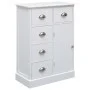 Sideboard with 10 white wood drawers 113x30x79 cm by vidaXL, Sideboards - Ref: Foro24-284175, Price: 274,17 €, Discount: %