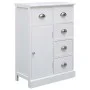 Sideboard with 10 white wood drawers 113x30x79 cm by vidaXL, Sideboards - Ref: Foro24-284175, Price: 274,17 €, Discount: %