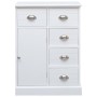 Sideboard mit 10 weißen Holzschubladen 113x30x79 cm von vidaXL, Sideboards - Ref: Foro24-284175, Preis: 277,47 €, Rabatt: %
