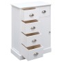 Sideboard mit 10 weißen Holzschubladen 113x30x79 cm von vidaXL, Sideboards - Ref: Foro24-284175, Preis: 277,47 €, Rabatt: %