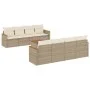 9-teiliges Gartensofa-Set mit beigen synthetischen Rattankissen von , Gartensets - Ref: Foro24-3225820, Preis: 595,82 €, Raba...