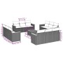 Set sofás de jardín con cojines 13 piezas ratán sintético gris de , Conjuntos de jardín - Ref: Foro24-3225843, Precio: 801,65...