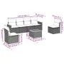 7-piece garden sofa set and beige synthetic rattan cushions by , Garden sets - Ref: Foro24-3225869, Price: 436,52 €, Discount: %