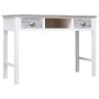 Grauer Holzschreibtisch 110x45x76 cm von vidaXL, Schreibtische - Ref: Foro24-284153, Preis: 144,73 €, Rabatt: %