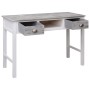 Escritorio de madera gris 110x45x76 cm de vidaXL, Escritorios - Ref: Foro24-284153, Precio: 144,63 €, Descuento: %