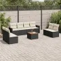 8-piece garden sofa set and black synthetic rattan cushions by , Garden sets - Ref: Foro24-3225895, Price: 476,95 €, Discount: %