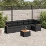 7-piece garden dining set and black synthetic rattan cushions by , Garden sets - Ref: Foro24-3225992, Price: 444,25 €, Discou...