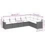 7-piece garden dining set and black synthetic rattan cushions by , Garden sets - Ref: Foro24-3226028, Price: 405,46 €, Discou...