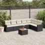 8-piece garden sofa set and black synthetic rattan cushions by , Garden sets - Ref: Foro24-3226035, Price: 445,07 €, Discount: %