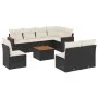 8-piece garden sofa set and black synthetic rattan cushions by , Garden sets - Ref: Foro24-3226049, Price: 508,24 €, Discount: %