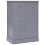 Sideboard with 10 gray wood drawers 113x30x79 cm by vidaXL, Sideboards - Ref: Foro24-284176, Price: 192,60 €, Discount: %