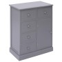 Sideboard with 10 gray wood drawers 113x30x79 cm by vidaXL, Sideboards - Ref: Foro24-284176, Price: 193,82 €, Discount: %