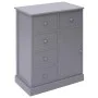 Sideboard with 10 gray wood drawers 113x30x79 cm by vidaXL, Sideboards - Ref: Foro24-284176, Price: 192,60 €, Discount: %