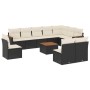 11-piece garden sofa set and black synthetic rattan cushions by , Garden sets - Ref: Foro24-3226077, Price: 563,22 €, Discoun...