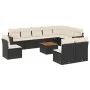 11-piece garden sofa set and black synthetic rattan cushions by , Garden sets - Ref: Foro24-3226077, Price: 602,66 €, Discoun...