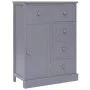 Aparador con 10 cajones madera gris 113x30x79 cm de vidaXL, Aparadores - Ref: Foro24-284176, Precio: 192,01 €, Descuento: %