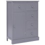 Sideboard with 10 gray wood drawers 113x30x79 cm by vidaXL, Sideboards - Ref: Foro24-284176, Price: 193,82 €, Discount: %