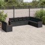 Set de sofás de jardín 10 pzas cojines ratán sintético negro de , Conjuntos de jardín - Ref: Foro24-3226111, Precio: 644,10 €...
