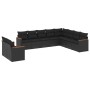 Set de sofás de jardín 10 pzas cojines ratán sintético negro de , Conjuntos de jardín - Ref: Foro24-3226111, Precio: 644,10 €...