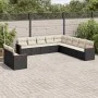 11-teiliges Gartensofa-Set und schwarze synthetische Rattankissen von , Gartensets - Ref: Foro24-3226126, Preis: 654,40 €, Ra...