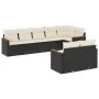 8-piece garden sofa set and black synthetic rattan cushions by , Garden sets - Ref: Foro24-3226147, Price: 502,30 €, Discount: %