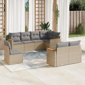 Garden sofa set with beige cushions mix 8 pieces PE rattan by , Garden sets - Ref: Foro24-3226164, Price: 517,64 €, Discount: %