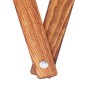 Zusammenklappbarer Wäschekorb aus Holz und cremefarbenem Stoff von vidaXL, Wäschekörbe - Ref: Foro24-284227, Preis: 25,39 €, ...