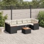 8-piece garden sofa set and black synthetic rattan cushions by , Garden sets - Ref: Foro24-3225811, Price: 444,51 €, Discount: %