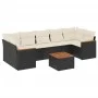 8-piece garden sofa set and black synthetic rattan cushions by , Garden sets - Ref: Foro24-3225811, Price: 475,78 €, Discount: %