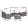 Garden sofa set with beige cushions 8 pcs PE rattan by , Garden sets - Ref: Foro24-3225813, Price: 547,80 €, Discount: %