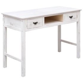 Antique white wooden console table 110x45x76 cm by vidaXL, Side tables - Ref: Foro24-284162, Price: 125,14 €, Discount: %