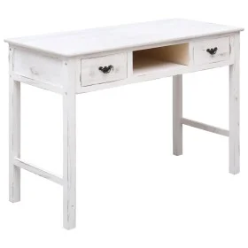 Antique white wooden console table 110x45x76 cm by vidaXL, Side tables - Ref: Foro24-284162, Price: 110,94 €, Discount: %