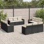 Garden sofa set 12 pieces with black synthetic rattan cushions by , Garden sets - Ref: Foro24-3225832, Price: 794,66 €, Disco...